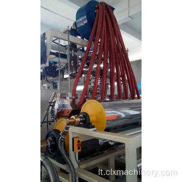 LLDPE daugiasluoksnė koekstruzijos liejimo plėvelės mašina